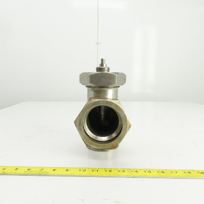 Stainless Steel 2 Way Diverter Valve 3-1/2" Flared Connections