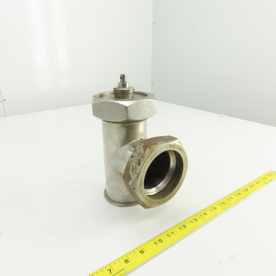 Stainless Steel 2 Way Diverter Valve 3-1/2" Flared Connections