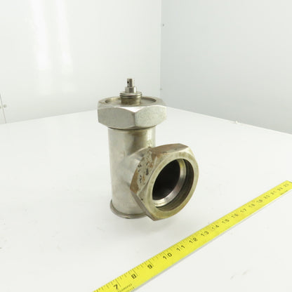 Stainless Steel 2 Way Diverter Valve 3-1/2" Flared Connections