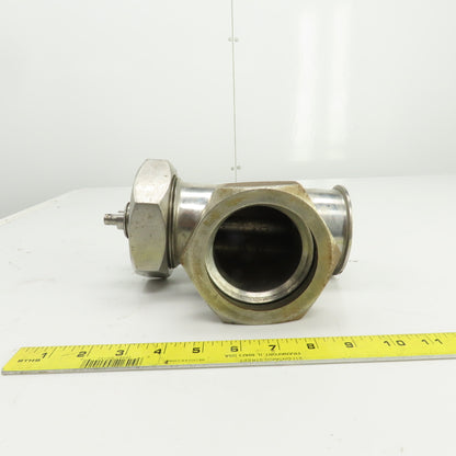 Stainless Steel 2 Way Diverter Valve 3-1/2" Flared Connections