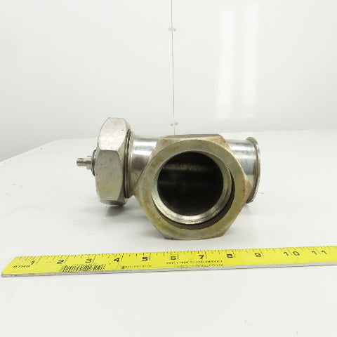 Stainless Steel 2 Way Diverter Valve 3-1/2" Flared Connections