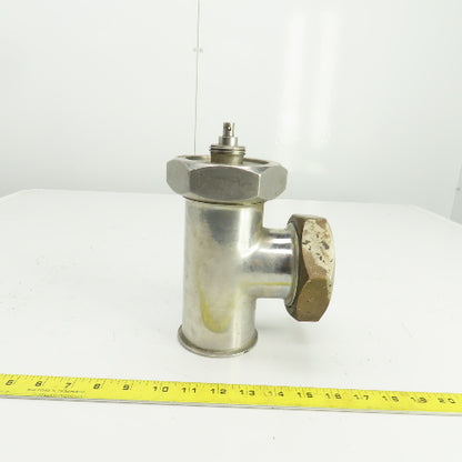 Stainless Steel 2 Way Diverter Valve 3-1/2" Flared Connections