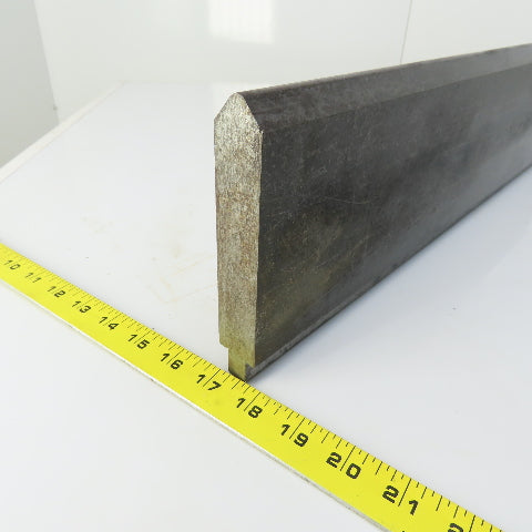 23-1/8" Press Brake 90° Forming  Angle Die Block 1/2" Tang 5-1/2" Ht 1" Thick