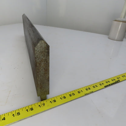 23-1/8" Press Brake 90° Forming  Angle Die Block 1/2" Tang 5-1/2" Ht 1" Thick