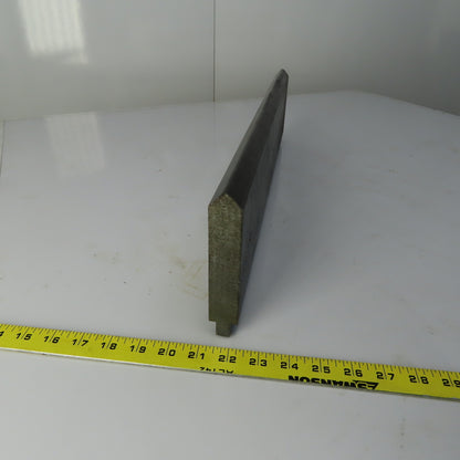 23-1/8" Press Brake 90° Forming  Angle Die Block 1/2" Tang 5-1/2" Ht 1" Thick