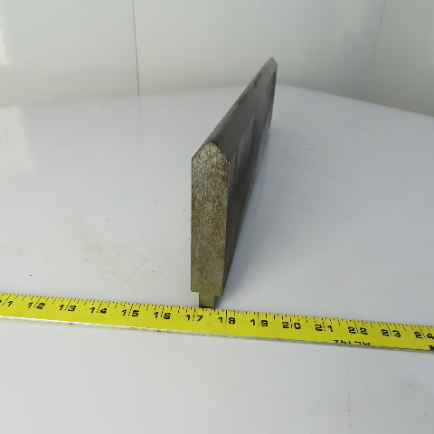 23-1/8" Press Brake 90° Forming  Angle Die Block 1/2" Tang 5-1/2" Ht 1" Thick