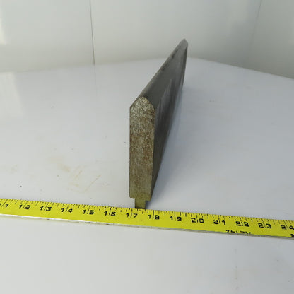 23-1/8" Press Brake 90° Forming  Angle Die Block 1/2" Tang 5-1/2" Ht 1" Thick