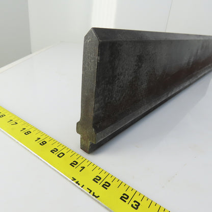 24-1/2" Press Brake 90° Forming  Angle Die Block 1/2" Tang 4-1/4" Ht 5/8" Thick