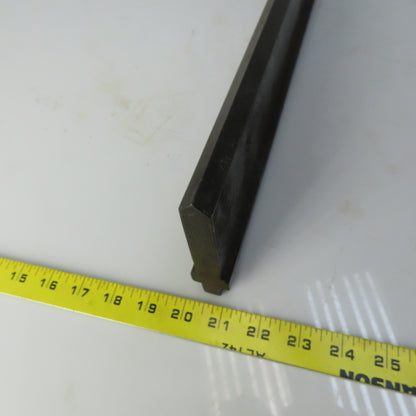 24-1/2" Press Brake 90° Forming  Angle Die Block 1/2" Tang 4-1/4" Ht 5/8" Thick