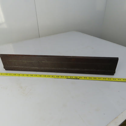 24-1/2" Press Brake 90° Forming  Angle Die Block 1/2" Tang 4-1/4" Ht 5/8" Thick