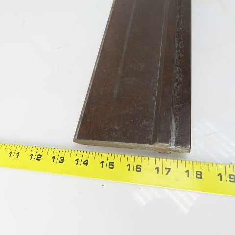 24-1/2" Press Brake 90° Forming  Angle Die Block 1/2" Tang 4-1/4" Ht 5/8" Thick