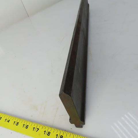 24-1/2" Press Brake 90° Forming  Angle Die Block 1/2" Tang 4-1/4" Ht 5/8" Thick