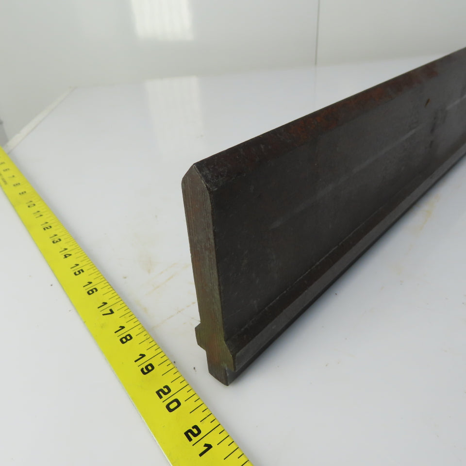 24-1/2" Press Brake 90° Forming  Angle Die Block 1/2" Tang 4-1/4" Ht 5/8" Thick