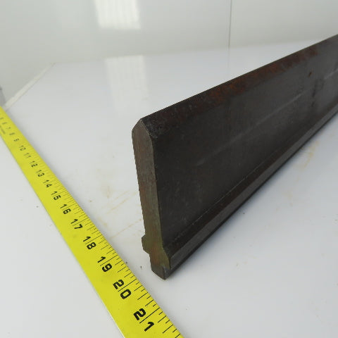 24-1/2" Press Brake 90° Forming  Angle Die Block 1/2" Tang 4-1/4" Ht 5/8" Thick
