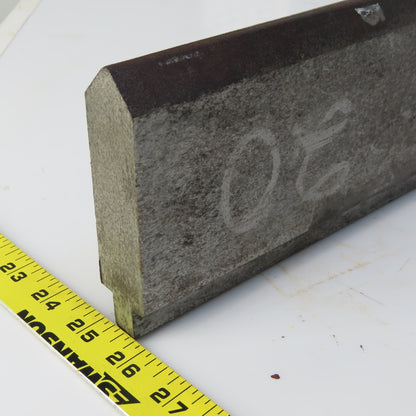 24-1/2" Press Brake 90° Forming Angle Die Block 1/2" Tang 4-1/4 Ht 1-1/8" Thick