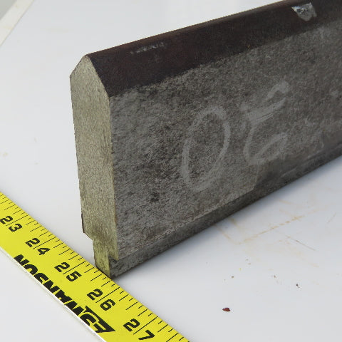 24-1/2" Press Brake 90° Forming Angle Die Block 1/2" Tang 4-1/4 Ht 1-1/8" Thick