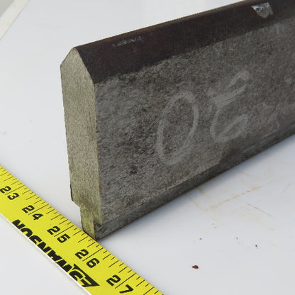 24-1/2" Press Brake 90° Forming Angle Die Block 1/2" Tang 4-1/4 Ht 1-1/8" Thick