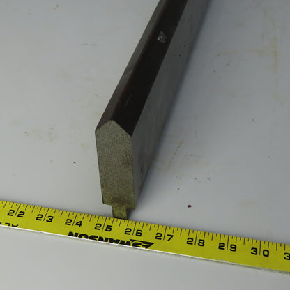 24-1/2" Press Brake 90° Forming Angle Die Block 1/2" Tang 4-1/4 Ht 1-1/8" Thick