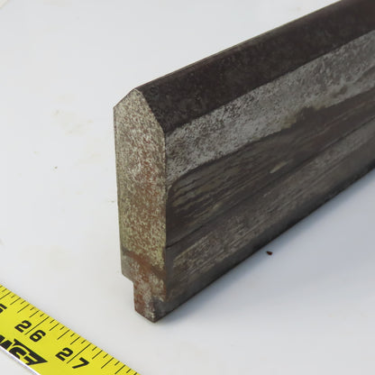 24-1/2" Press Brake 90° Forming Angle Die Block 1/2" Tang 4-1/4 Ht 1-1/8" Thick
