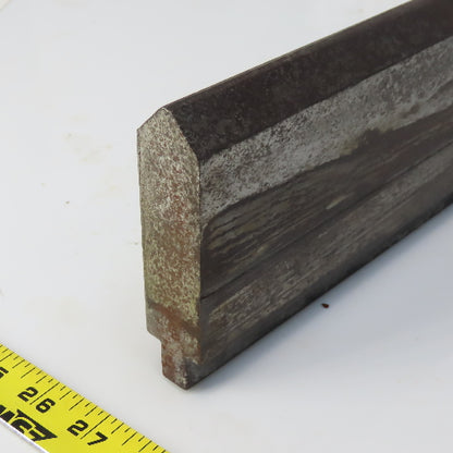 24-1/2" Press Brake 90° Forming Angle Die Block 1/2" Tang 4-1/4 Ht 1-1/8" Thick