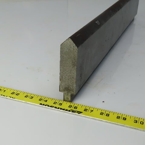 24-1/2" Press Brake 90° Forming Angle Die Block 1/2" Tang 4-1/4 Ht 1-1/8" Thick