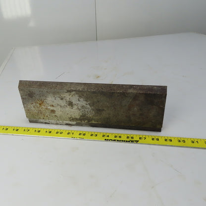 12" Press Brake 90° Forming Angle Die Block 1/2" Tang 4-1/4" Ht 1" Thick