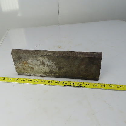 12" Press Brake 90° Forming Angle Die Block 1/2" Tang 4-1/4" Ht 1" Thick