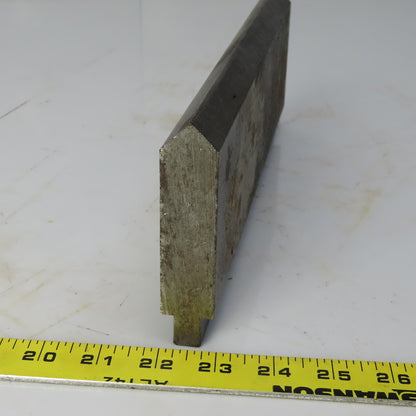 12" Press Brake 90° Forming Angle Die Block 1/2" Tang 4-1/4" Ht 1" Thick