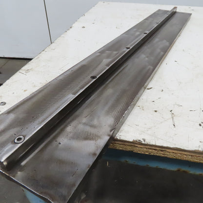 36" x 6" Wide 3/4" Thick Steel Plate Fixture 1/2" x 3/4" Tall Center Tang