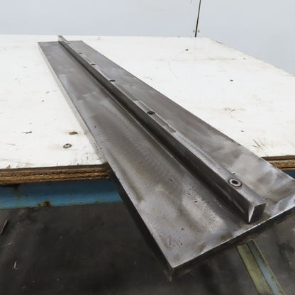 36" x 6" Wide 3/4" Thick Steel Plate Fixture 1/2" x 3/4" Tall Center Tang