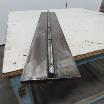 36" x 6" Wide 3/4" Thick Steel Plate Fixture 1/2" x 3/4" Tall Center Tang