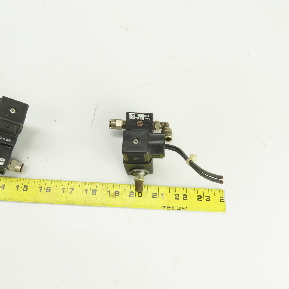 CompAir Solenoid Operated Pneumatic Valve 110V ORIF 2.4 Lot Of 2