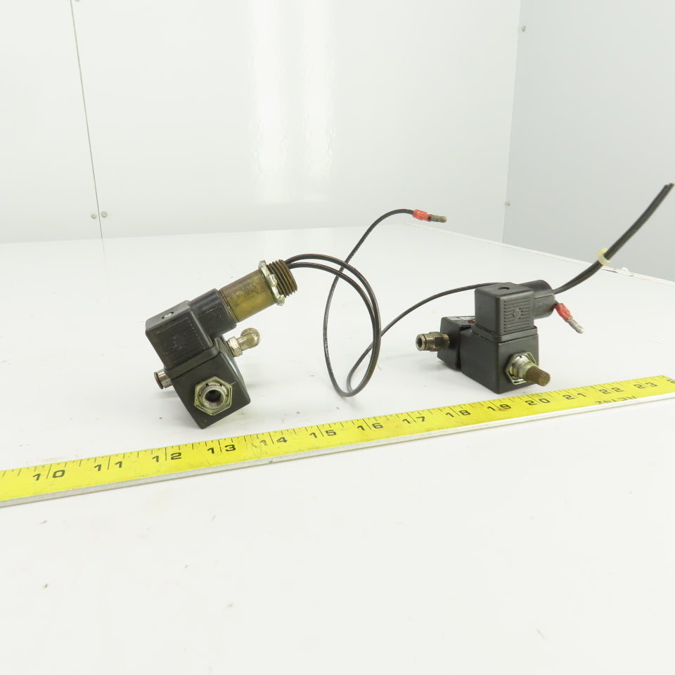 CompAir Solenoid Operated Pneumatic Valve 110V ORIF 2.4 Lot Of 2
