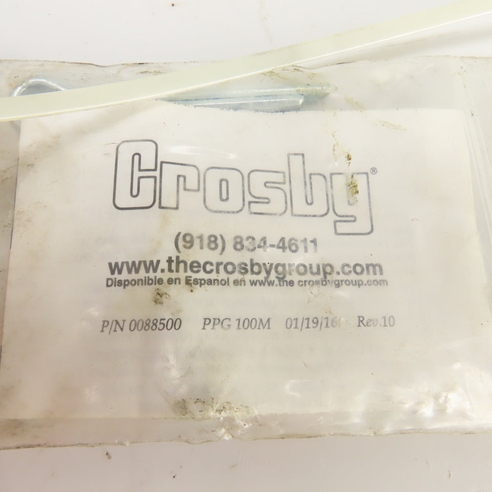 Crosby 0088500 WLL 5T Alloy Ball Bearing Swivel Hook w/ Latch 5SH