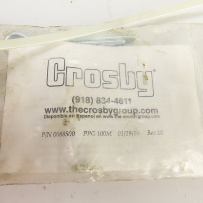 Crosby 0088500 WLL 5T Alloy Ball Bearing Swivel Hook w/ Latch 5SH