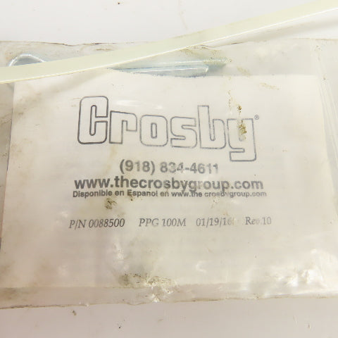 Crosby 0088500 WLL 5T Alloy Ball Bearing Swivel Hook w/ Latch 5SH