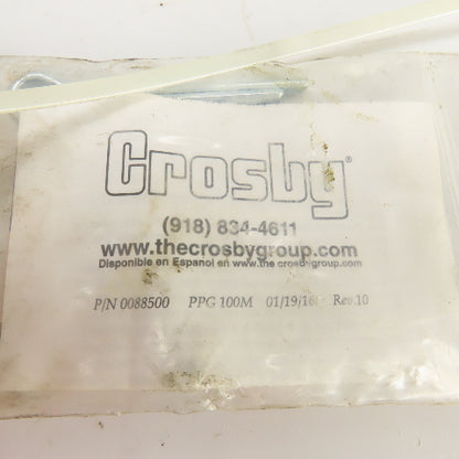 Crosby 0088500 WLL 5T Alloy Ball Bearing Swivel Hook w/ Latch 5SH