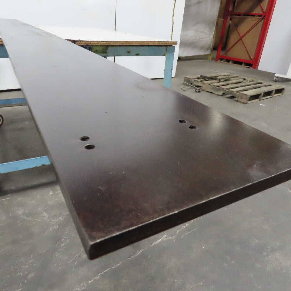 8" x 112" Long 1/2" Thick Plate Steel Runout Material