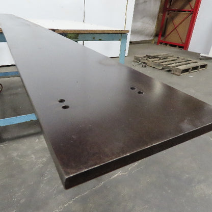 8" x 112" Long 1/2" Thick Plate Steel Runout Material