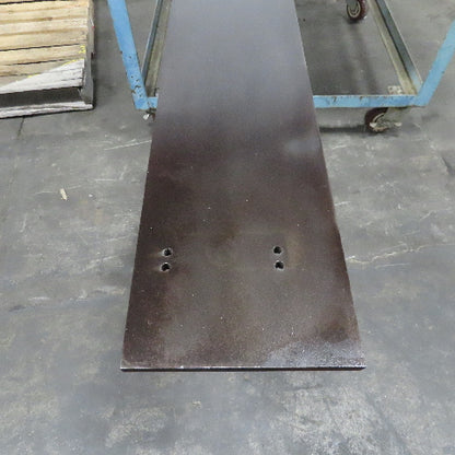 8" x 112" Long 1/2" Thick Plate Steel Runout Material