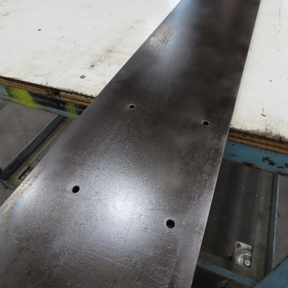 8" x 112" Long 1/2" Thick Plate Steel Runout Material