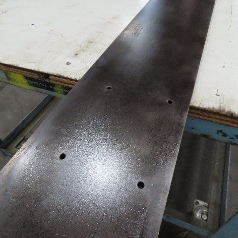 8" x 112" Long 1/2" Thick Plate Steel Runout Material