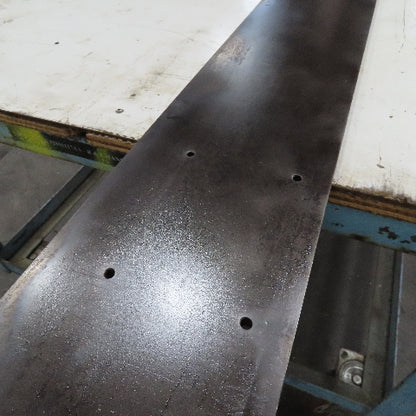 8" x 112" Long 1/2" Thick Plate Steel Runout Material