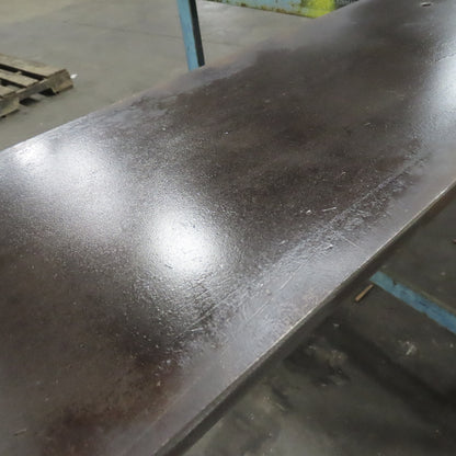8" x 112" Long 1/2" Thick Plate Steel Runout Material
