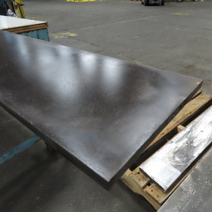 8" x 112" Long 1/2" Thick Plate Steel Runout Material