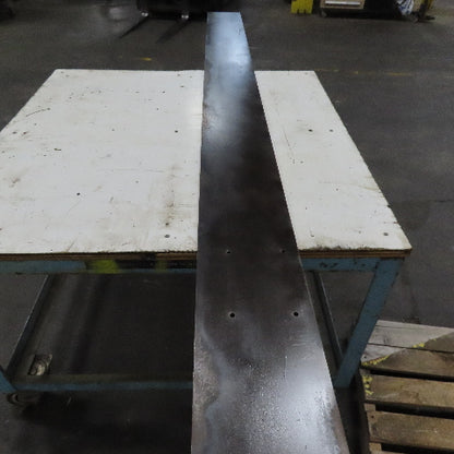 8" x 112" Long 1/2" Thick Plate Steel Runout Material