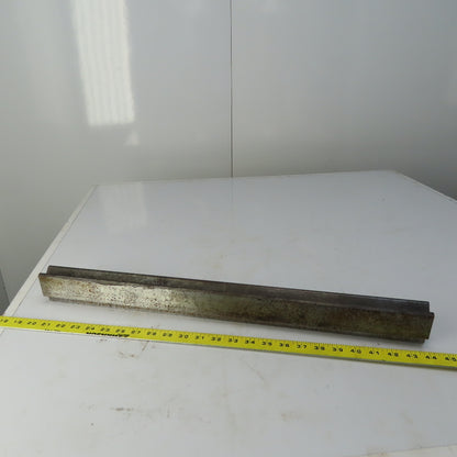 24-1/2" Press Brake Forming V Angle Die Block 1/2" Tang 1-3/4" Ht. 1-1/2" Thick