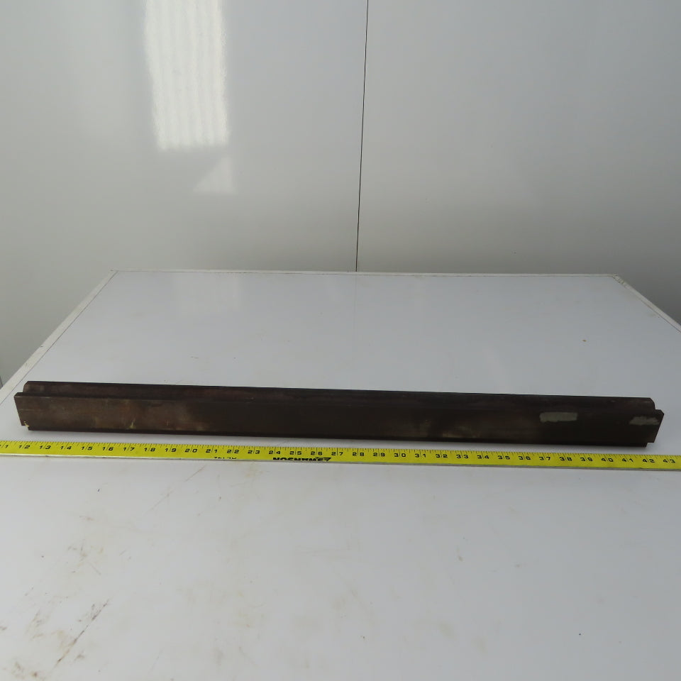 31" Press Brake Forming V Angle Die Block 1/2" Tang 2-3/8" Ht. 1-3/8" Thick