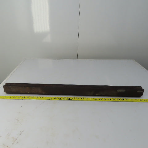 31" Press Brake Forming V Angle Die Block 1/2" Tang 2-3/8" Ht. 1-3/8" Thick
