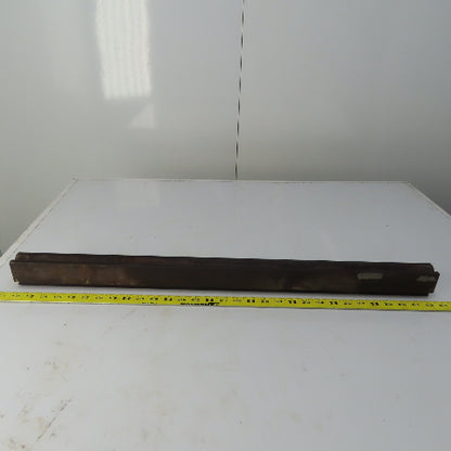 31" Press Brake Forming V Angle Die Block 1/2" Tang 2-3/8" Ht. 1-3/8" Thick